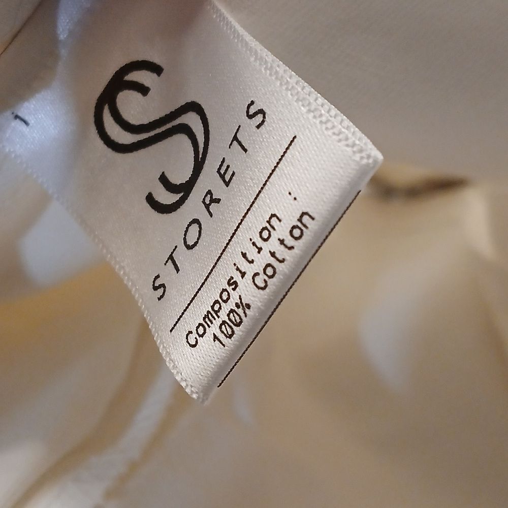 Storets White Pleated Trouser Shorts Size Small/Medium Nwt - Picture 9 of 9